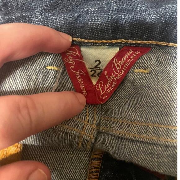 Women's Lucky Brand Medium Wash Flare / Bootcut Jeans - Picture 10 of 11